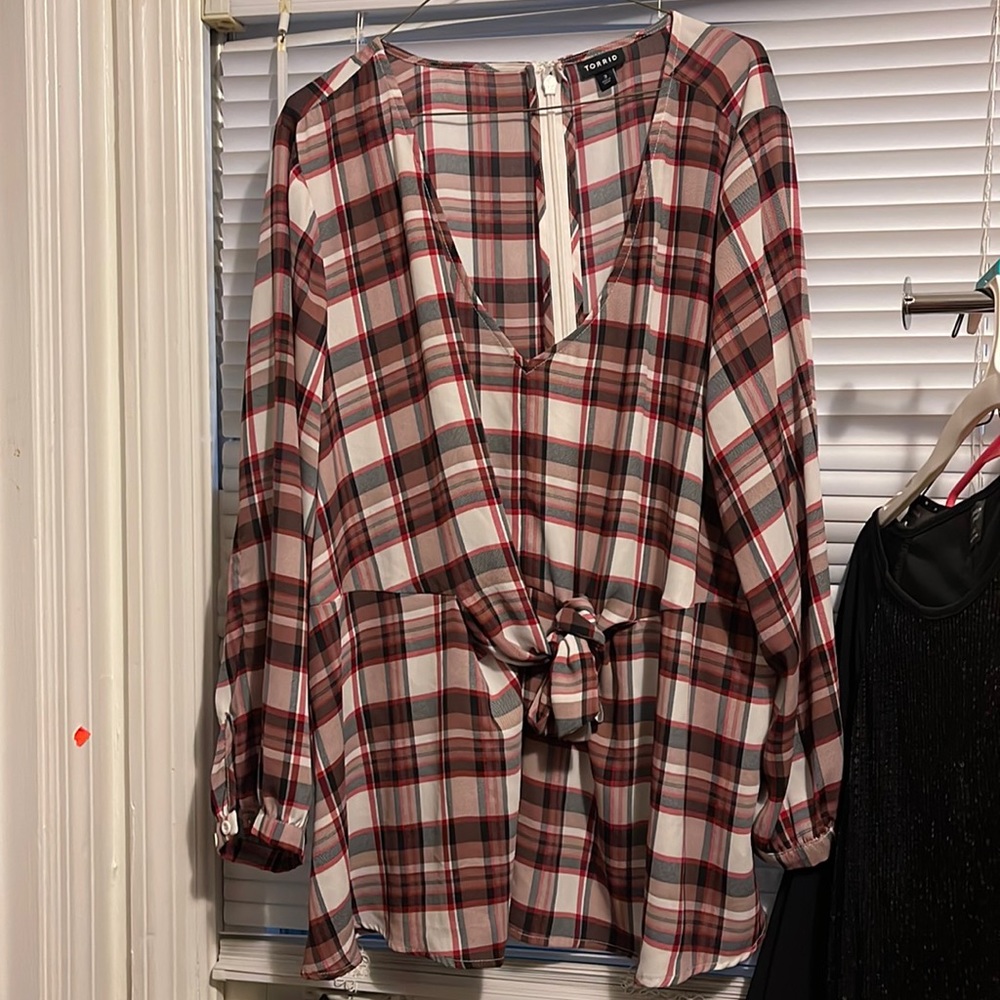 Torrid plaid shirt
